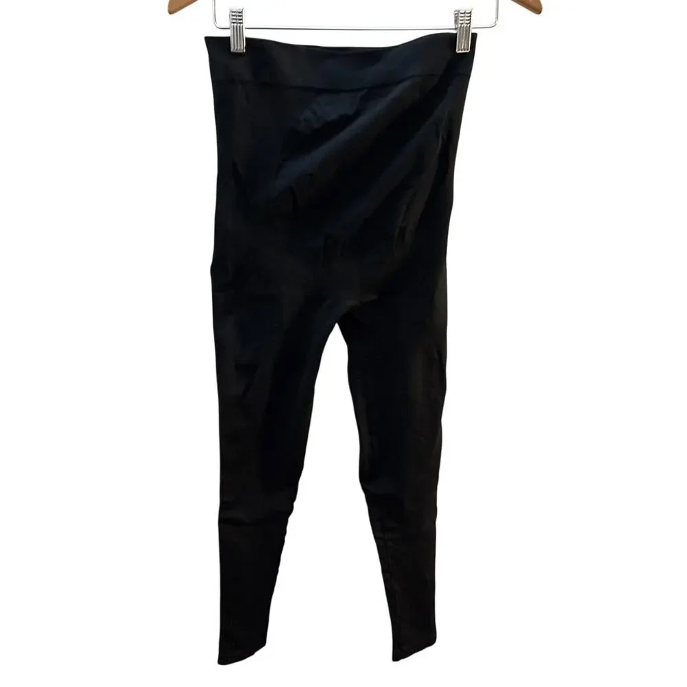 Blanqi Black Belly‎ Support Maternity Tights Leggings Size S